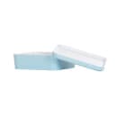 Cal-Mil 24130-8-127 Bento Box - 8 1/4" x 8 1/4" x 3", Melamine, Ocean Blue thumbnail 2