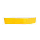 Cal-Mil 24131-10-42 Bento Box - 10 1/2" x 10 1/2" x 3", Melamine, Sunshine Yellow thumbnail 3