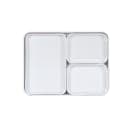 Cal-Mil 24132-1410-127 Bento Box - 14" x 10 1/2" x 3", Melamine, Ocean Blue thumbnail 3