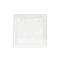 Cal-Mil 24201-10-15 10" Square Melamine Plate, White thumbnail 3