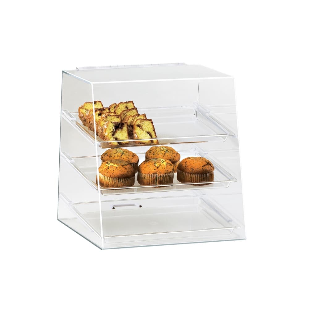 Cal-Mil 261 3 Tier Full-Service Pastry Display Case - Acrylic, Clear