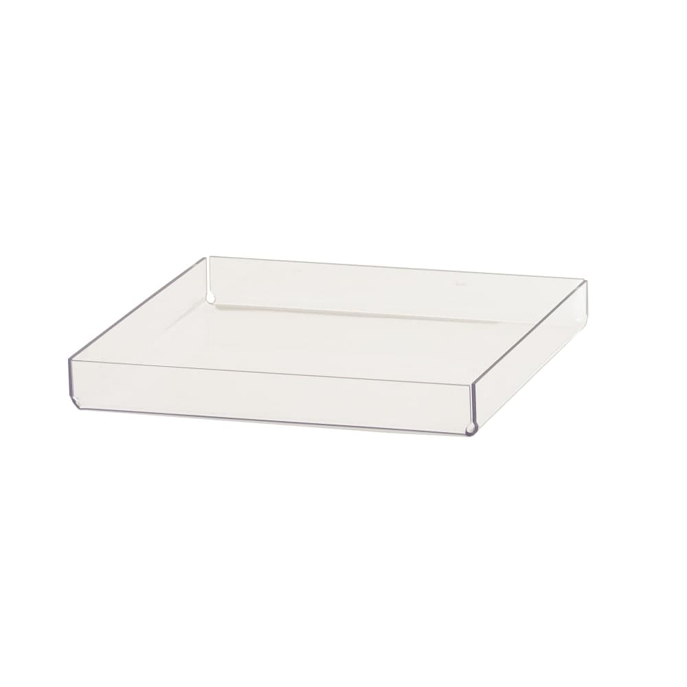Cal-Mil 280-T 10" Square Tray for 280 Pastry Display Case - Acrylic, Clear