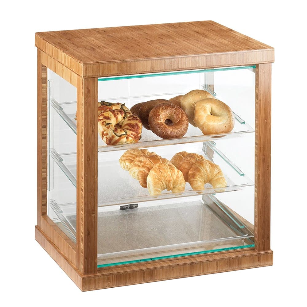 Cal-Mil 284-60 Frame Display Case - 21x16 1/4x22 1/2", Bamboo