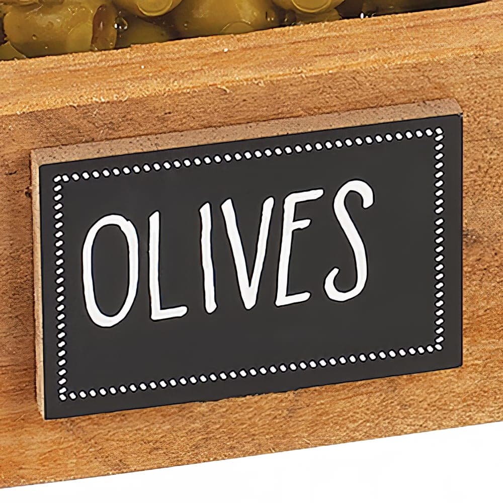 Cal-Mil 3057 Stick On Chalkboard Sign - 3"L x 2"W, Black