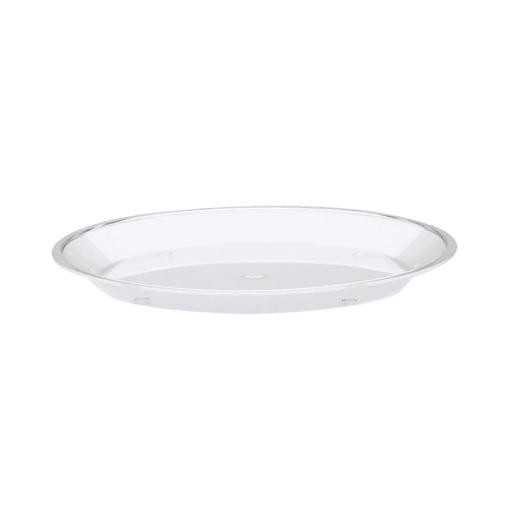 Cal-Mil 315-15-12 15" Round Turn N Serve® Tray - Acrylic, Clear