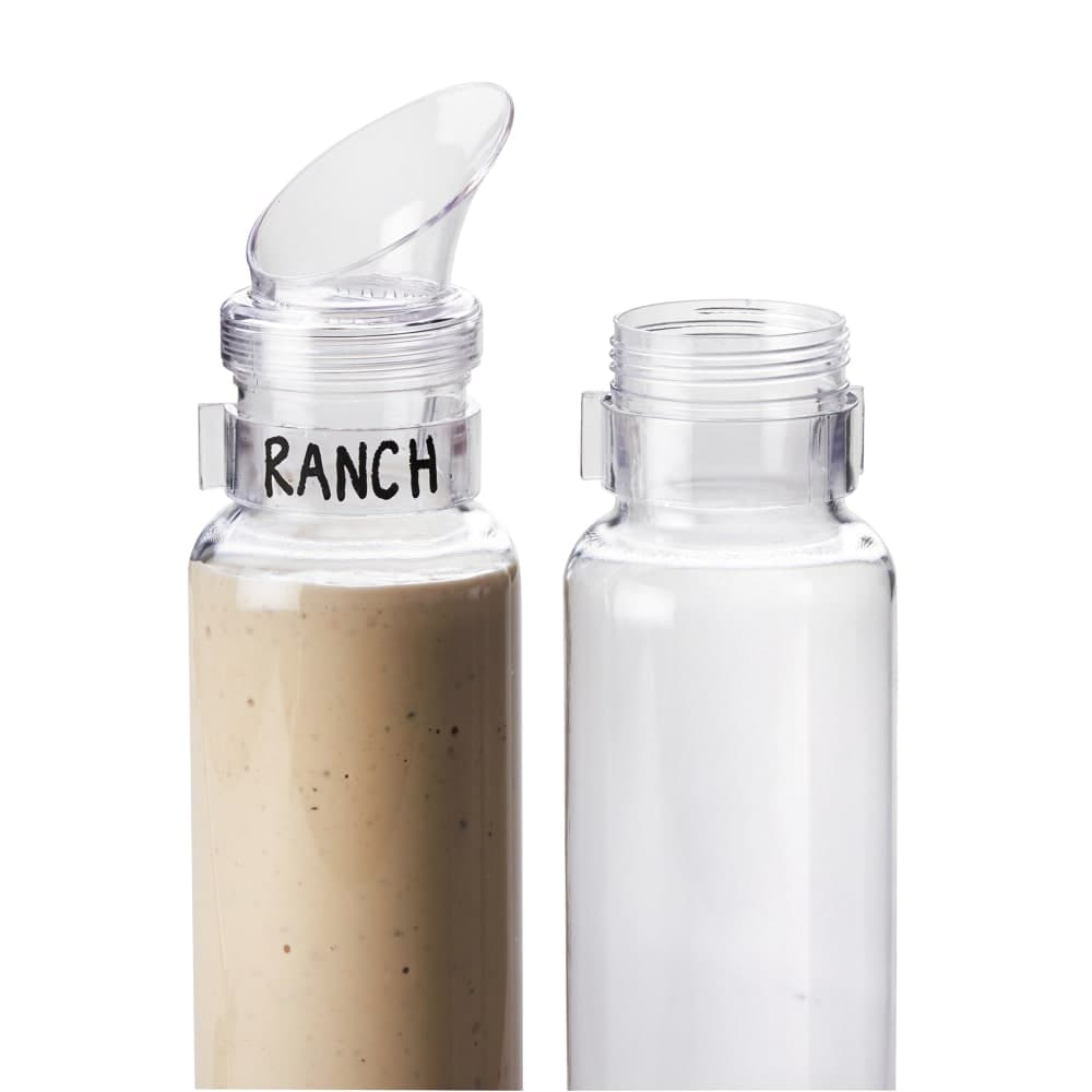 Cal-Mil 3300-28CLIP Clip for Dressing Bottle - Polycarbonate, Clear