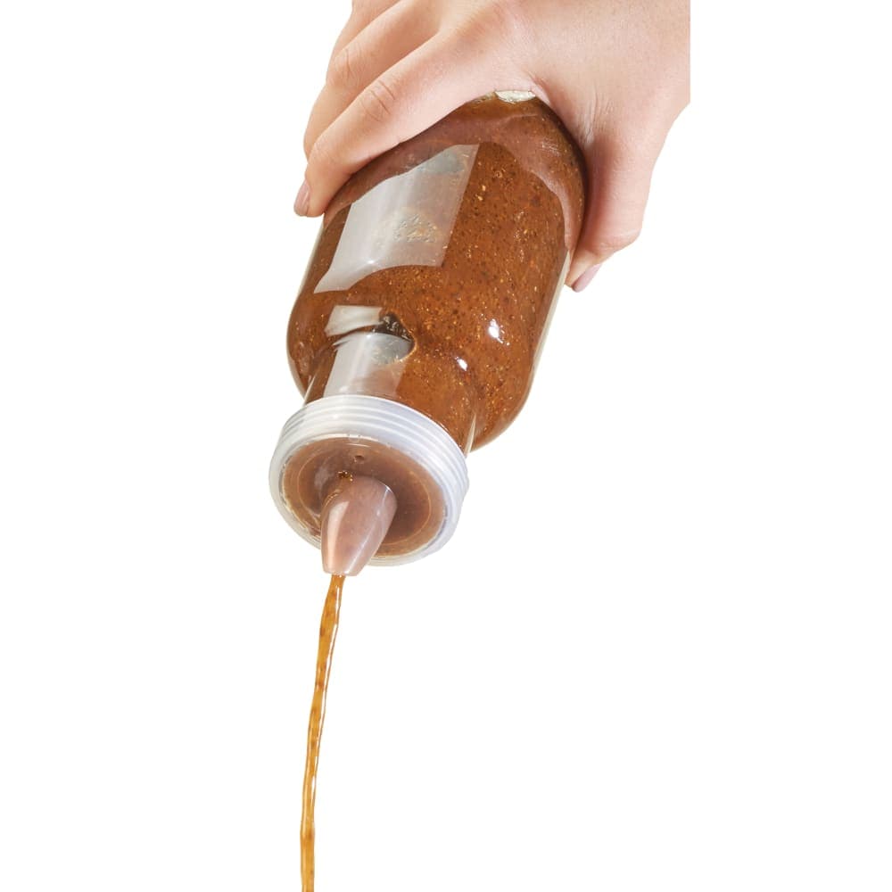 Cal-Mil 3300-28JP Juice Lid w/ Fine-Tip Spout for 3300 28 Dressing Bottle - Plastic, Clear