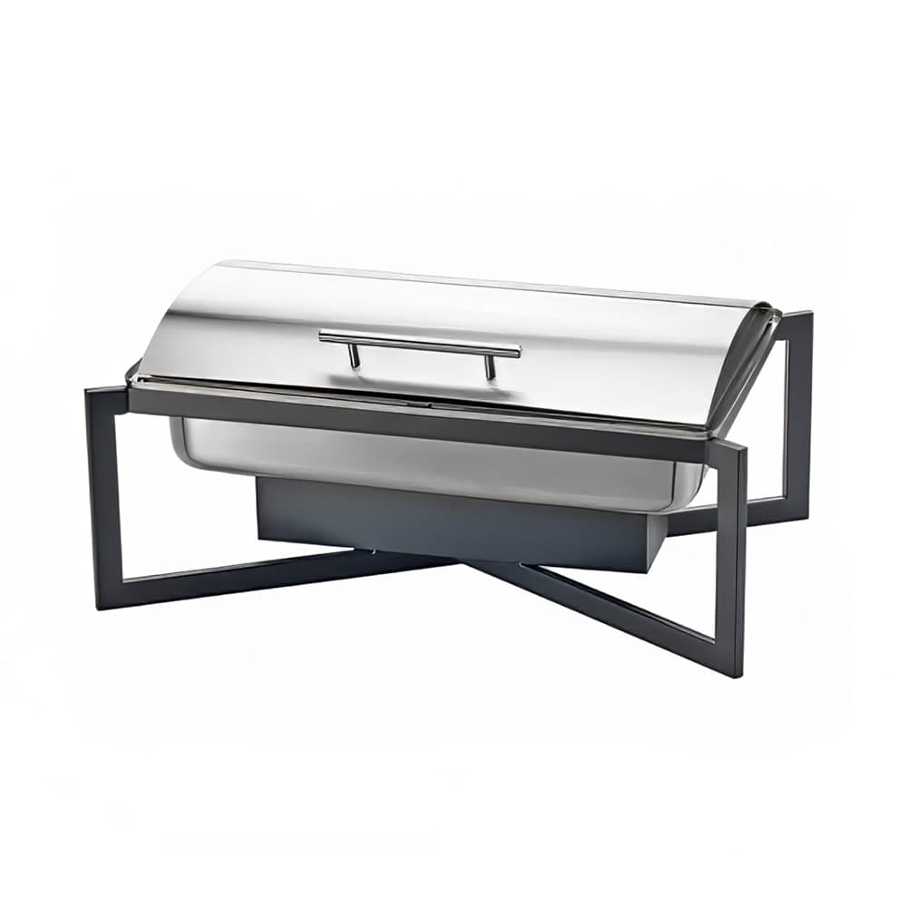 Cal-Mil 3321-13 Full Size Chafer w/ Roll-top Lid & Chafing Fuel Heat