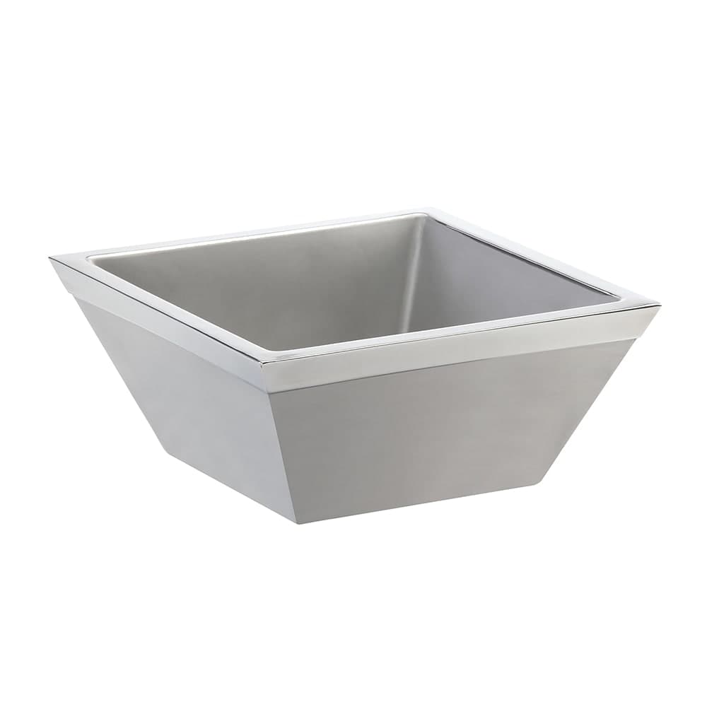 Cal-Mil 3326-10-55 10" Square Cold Concept Bowl, Stainless Steel