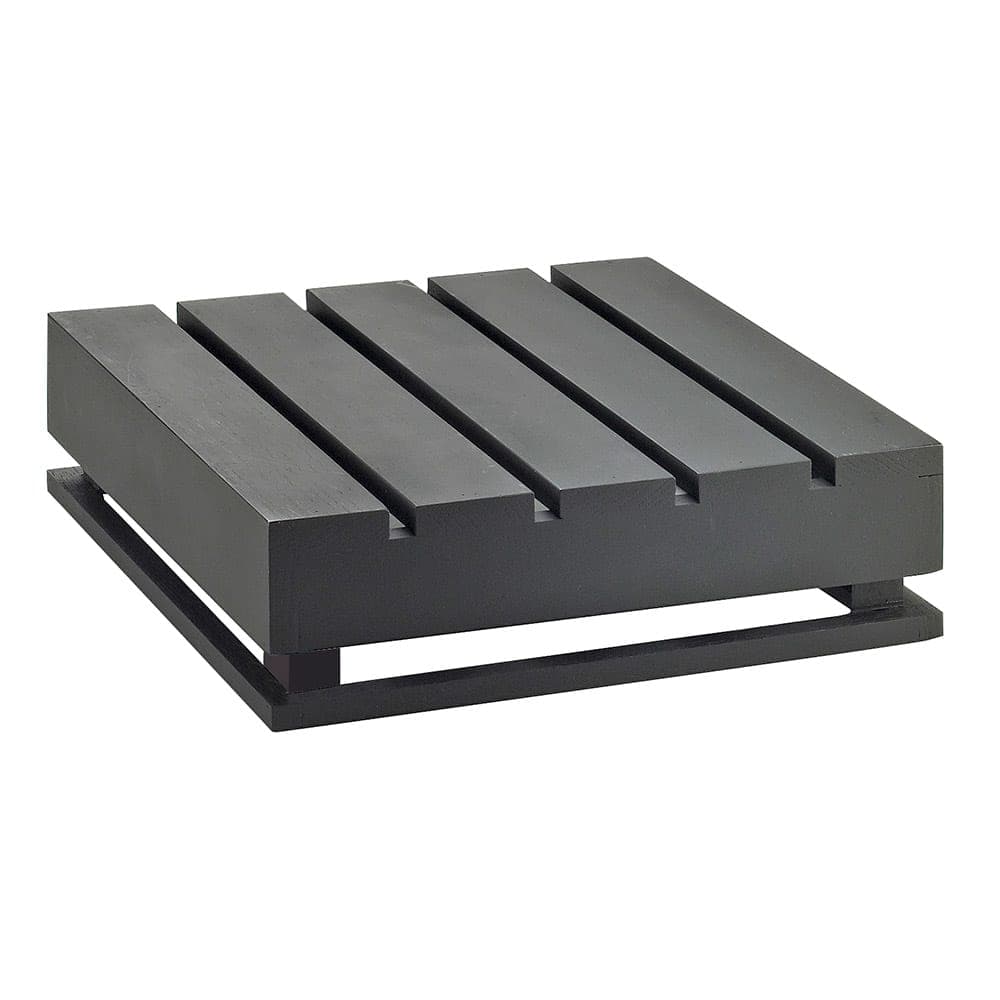 Cal-Mil 3332-4-96 Square Crate Riser - 12x12x4", Midnight Bamboo