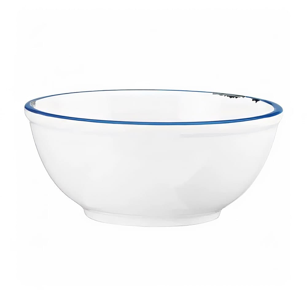 Cal-Mil 3343-10-15 10 3/4" Round Melamine Bowl, White