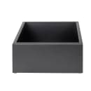 Cal-Mil 3367-13 12" Cold Concept Base Cooling Tub - Metal, Black thumbnail 2