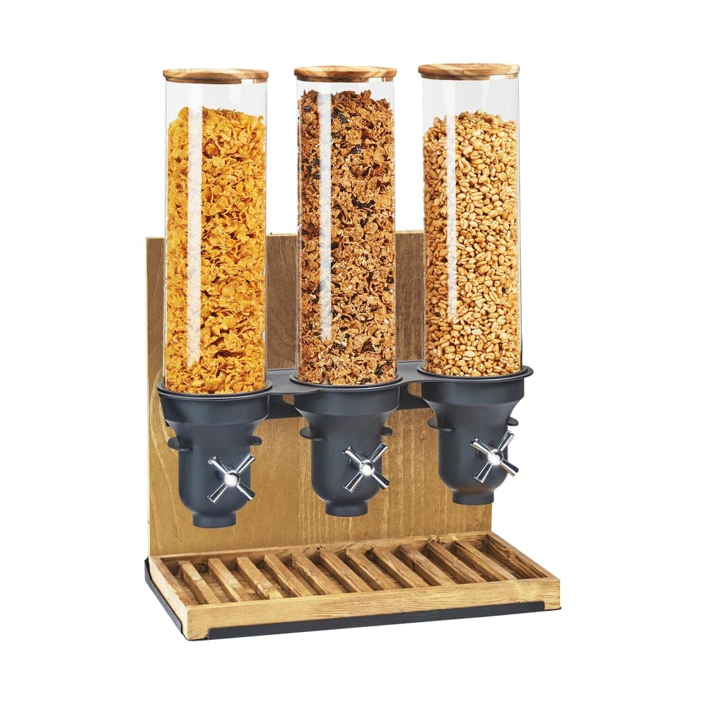 Cal-Mil 3584-3-99 Countertop Cereal Dispenser, (3) 4 1/2 liter Hoppers