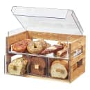 Cal-Mil 3624-99 4 Section Pastry Display Case - Reclaimed Wood/Acrylic thumbnail 2