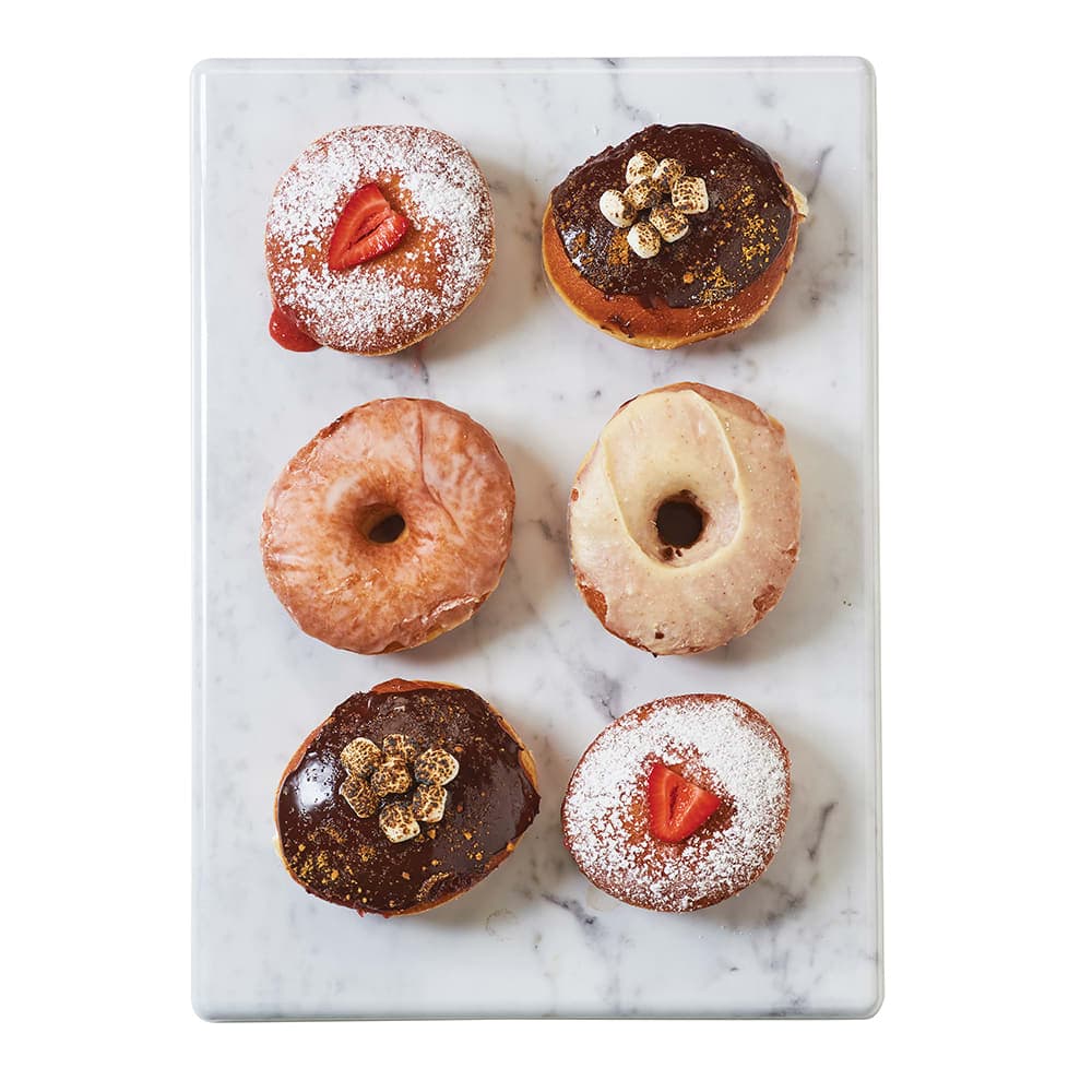 Cal-Mil 3629-1813-81M Melamine Display Tray - 18"L x 13"W, Marble