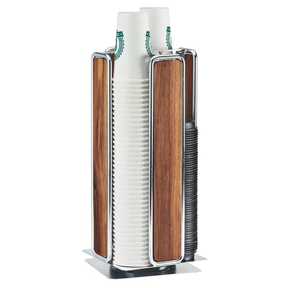 Cal-Mil 3709-49 Cup & Lid Organizer, (4) Compartment, All Cup Types