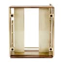 Cal-Mil 3712-46 Frame for Butane Stove - 14 1/4" x 12 3/4" x 7 1/4", Walnut/Brass thumbnail 8