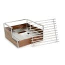 Cal-Mil 3712-49 Frame for Butane Stove - 14 1/4" x 12 3/4" x 7 1/4", Walnut/Chrome thumbnail 6