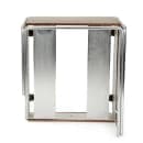 Cal-Mil 3712-49 Frame for Butane Stove - 14 1/4" x 12 3/4" x 7 1/4", Walnut/Chrome thumbnail 7