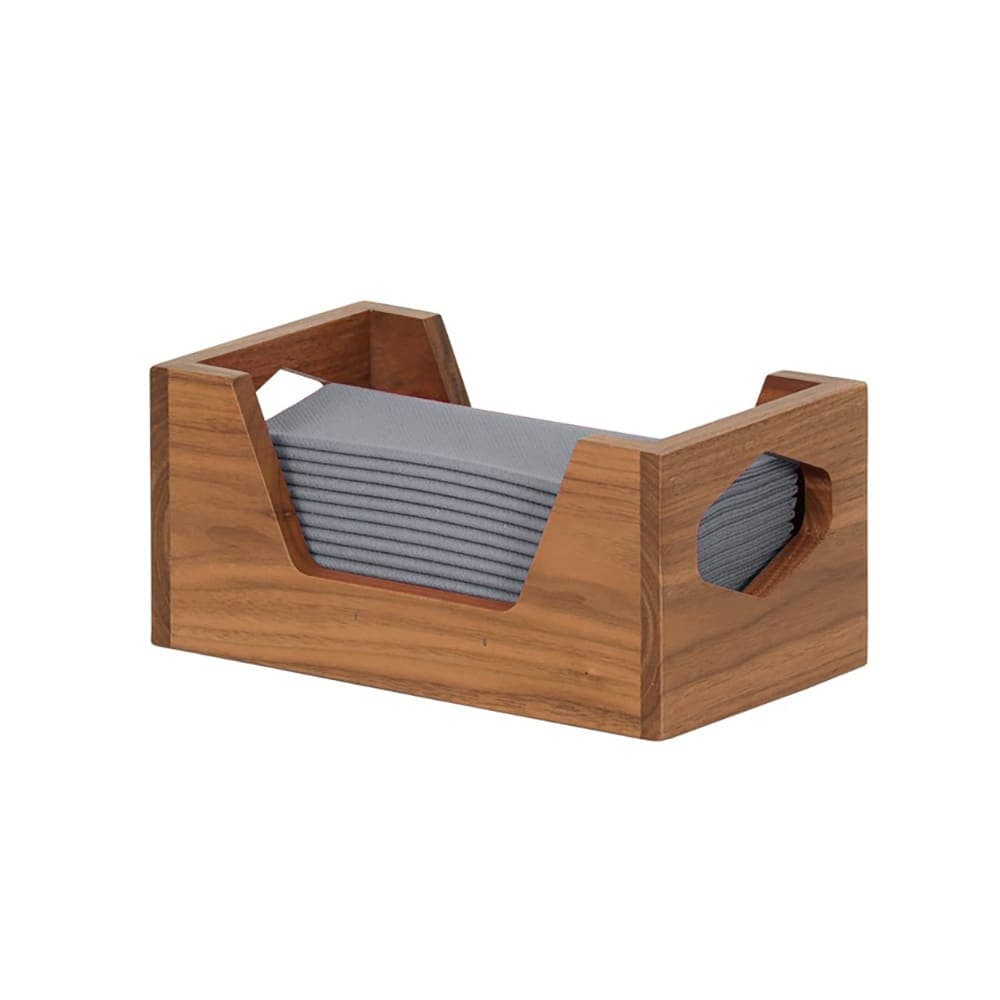 Cal-Mil 3810-78 Rectangular Napkin Holder - 9" x 5", Walnut