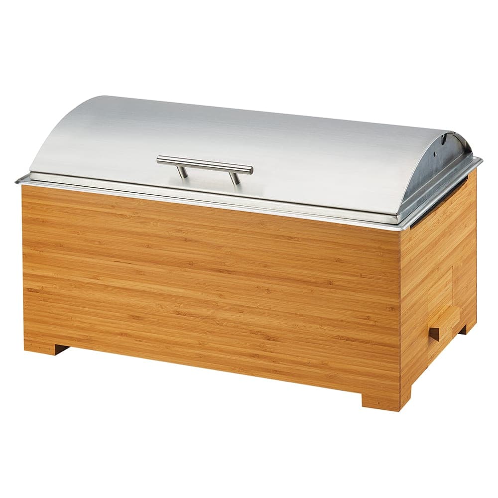 Cal-Mil 3821-60 Full Size Chafing Dish w/ Hinged Lid & Chafing Fuel Heat