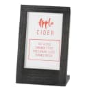 Cal-Mil 3825-46-87 Tabletop Menu Card Holder - 4" x 6", Oak, Dark Gray thumbnail 5