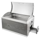 Cal-Mil 3828-83 Rectangular Chafer w/ Cover, 22" x 14" x 13 1/2", Gray thumbnail 2