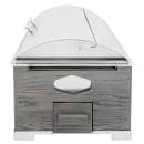 Cal-Mil 3828-83 Rectangular Chafer w/ Cover, 22" x 14" x 13 1/2", Gray thumbnail 4