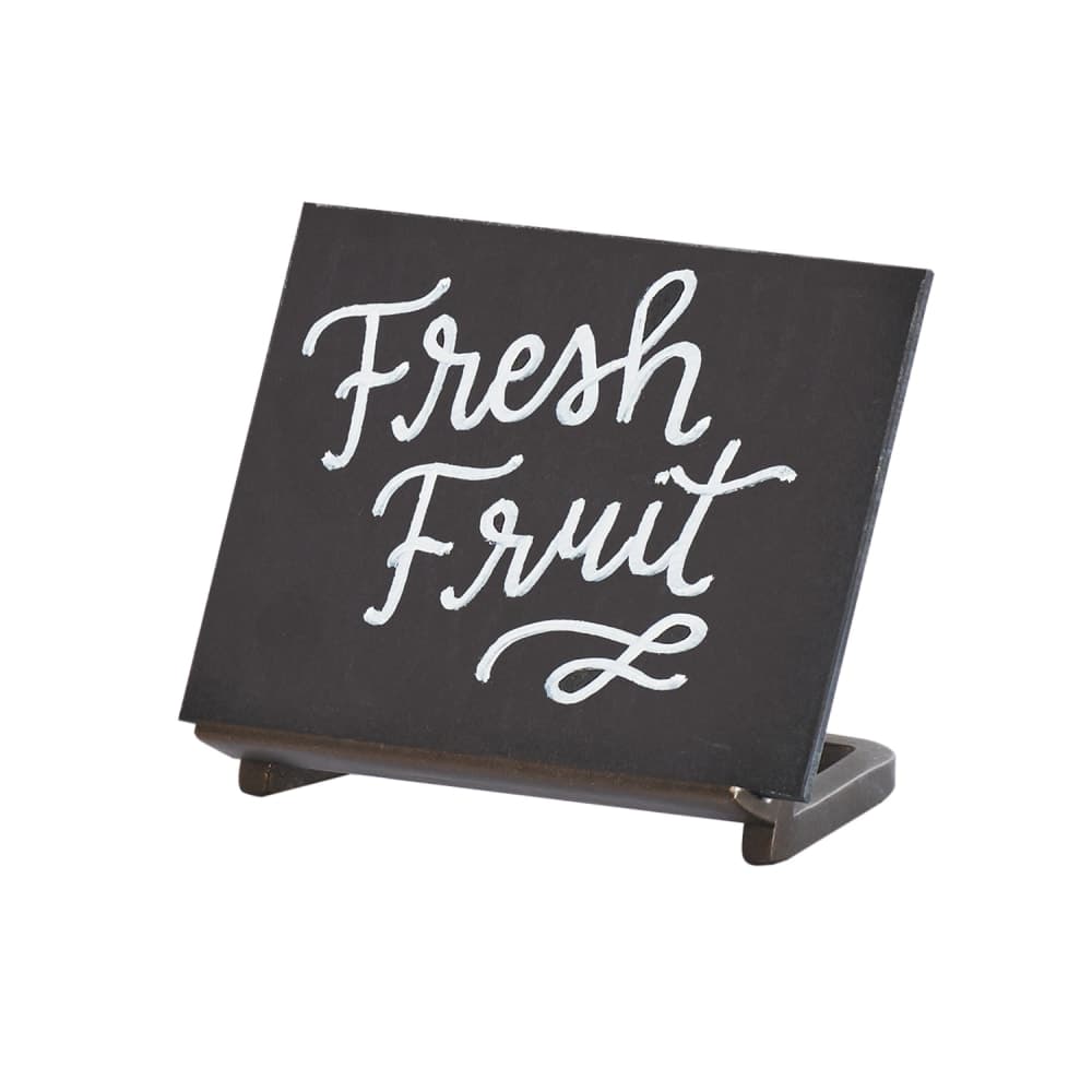 Cal-Mil 3919-43-84 Rectangular Write On Sign, 4" x 3" x 3 1/4", Bronze