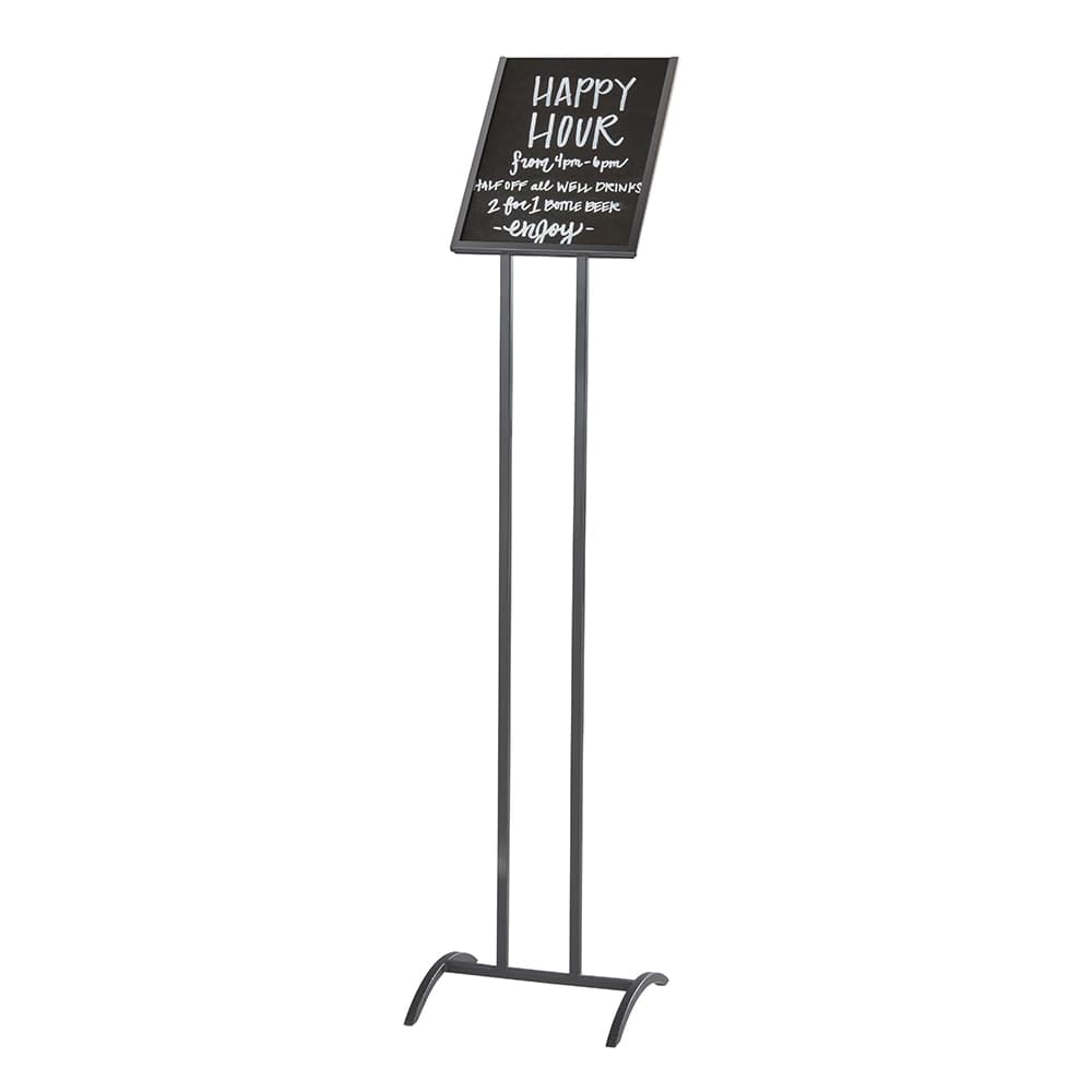 Cal-Mil 4091-811-13 Sign Holder Frame - 10"L x 11"W x 43 1/2"H, Metal, Black
