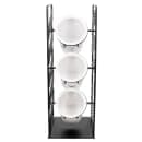 Cal-Mil 4105-13 3 Section Flatware Cylinder - Wire, Black thumbnail 3