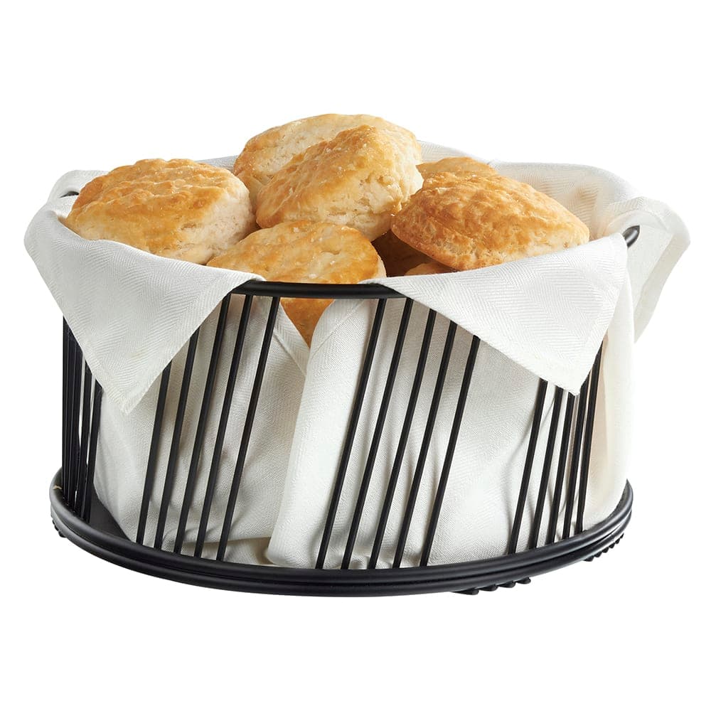 Cal-Mil 4114-10-13 10 1/2" Round Basket - Wire, Black