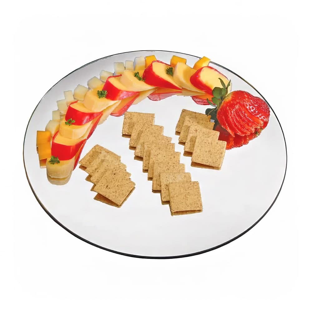 Cal-Mil 414-12 12" Round Display Tray - Acrylic, Mirror