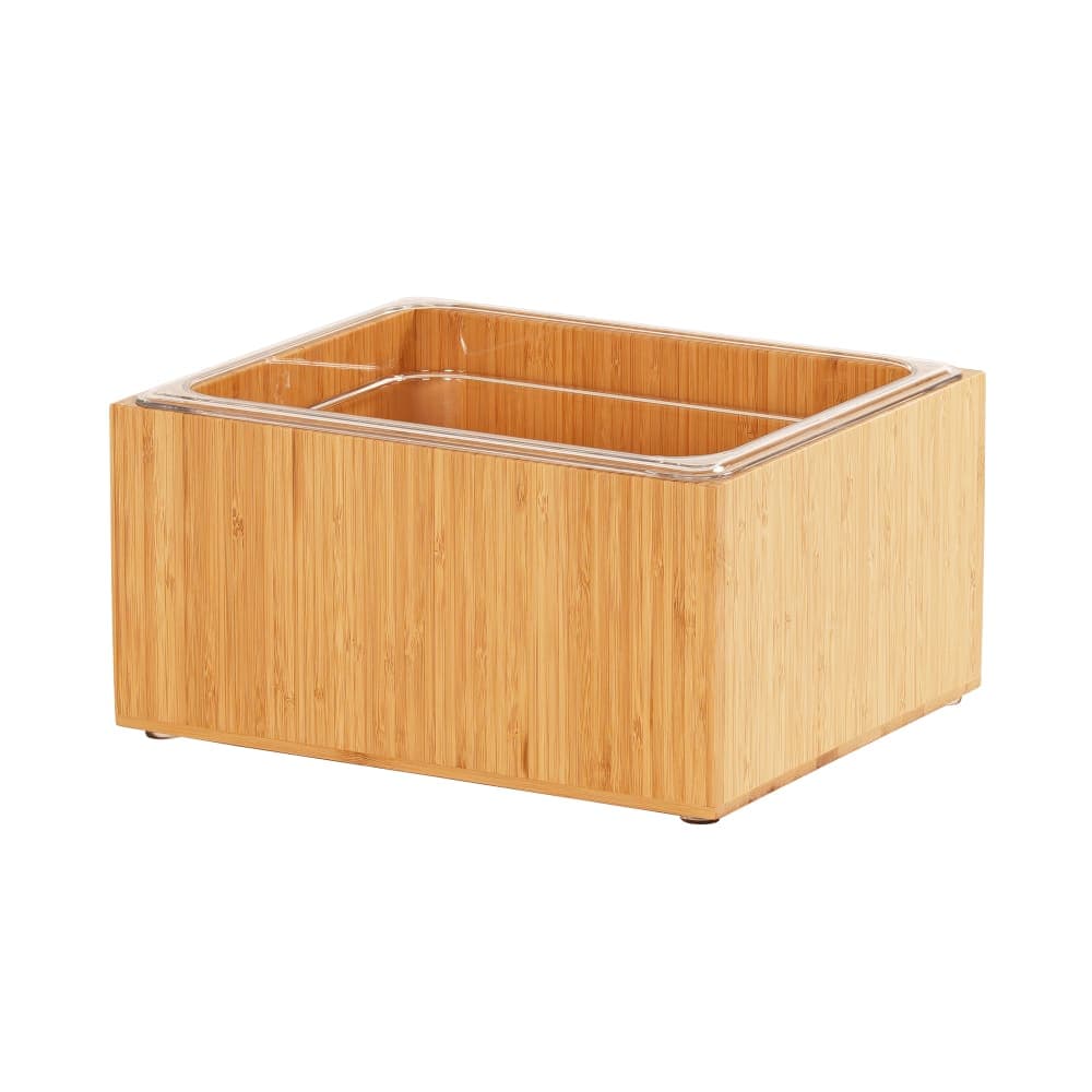 Cal-Mil 475-10-60 Rectangular Ice Housing - 12"L x 10"W x 6 1/2"H, Bamboo