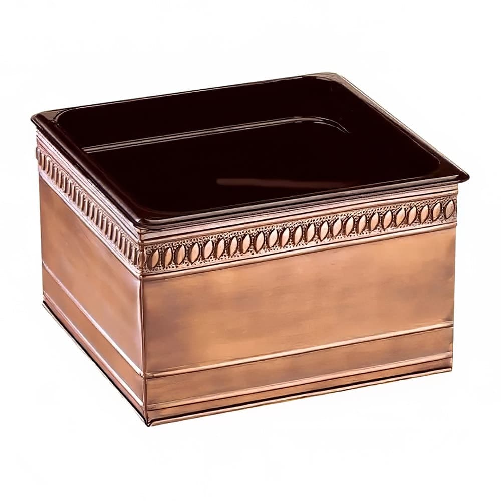 Cal-Mil 475-6-51 Rectangular Ice Housing - 7"L x 6"W x 6 1/2"H, Copper