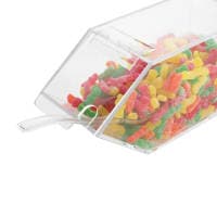 Cal-Mil 492-H Countertop Acrylic Topping Bin, 4 1/2" x 11 x 5 1/2", Holster thumbnail 2