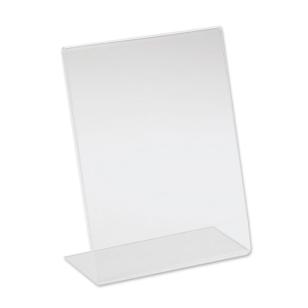 Cal-Mil 513 Tabletop Menu Card Holder - 8 1/2" x 11", Acrylic