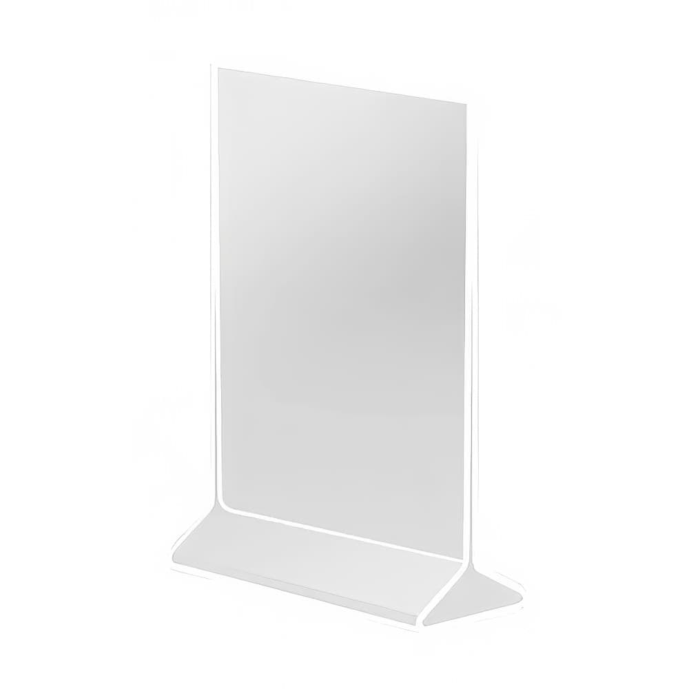Cal-Mil 521 Tabletop Menu Card Holder - 4 1/4" x 5 1/2", Acrylic