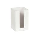 Cal-Mil 635-15 5 1/2" Square Napkin Holder - ABS, White thumbnail 2