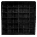 Cal-Mil 681-4-13 Standard Drip Tray, Square, 4" X 4 in, Black thumbnail 2