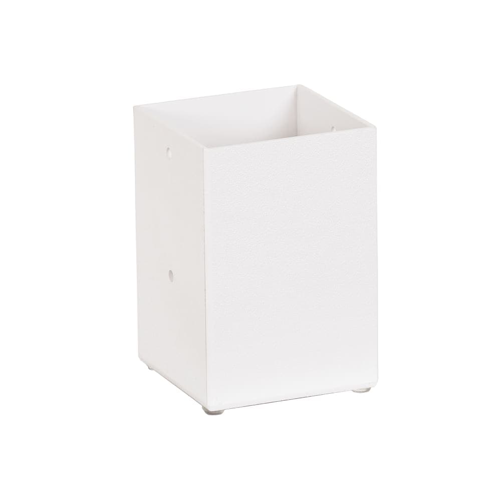 Cal-Mil 787-15 4 1/4" Square Napkin Holder - ABS, White