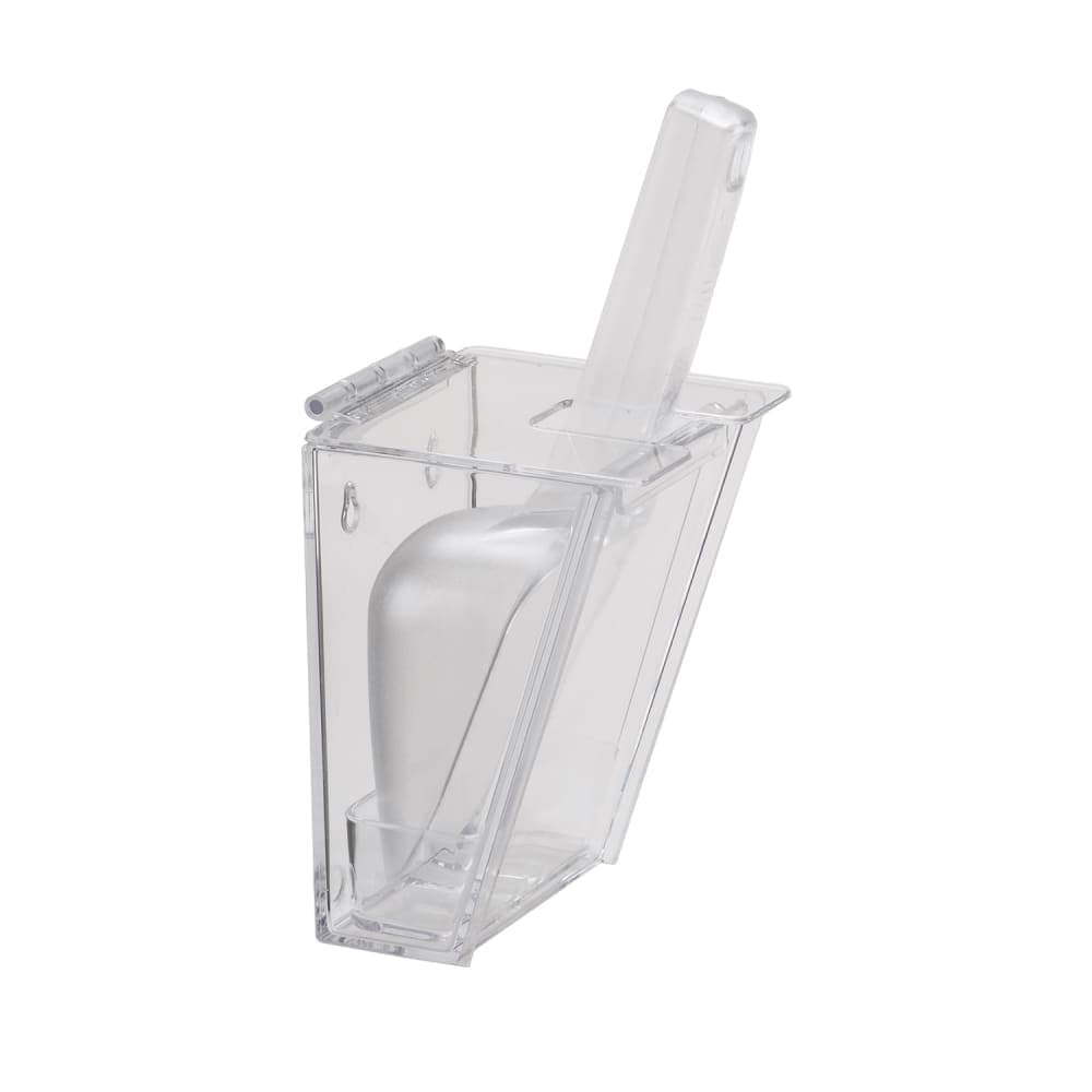 Cal-Mil 790 Wall Mount Scoop Holder w/ 6 oz Scoop & Drip Tray