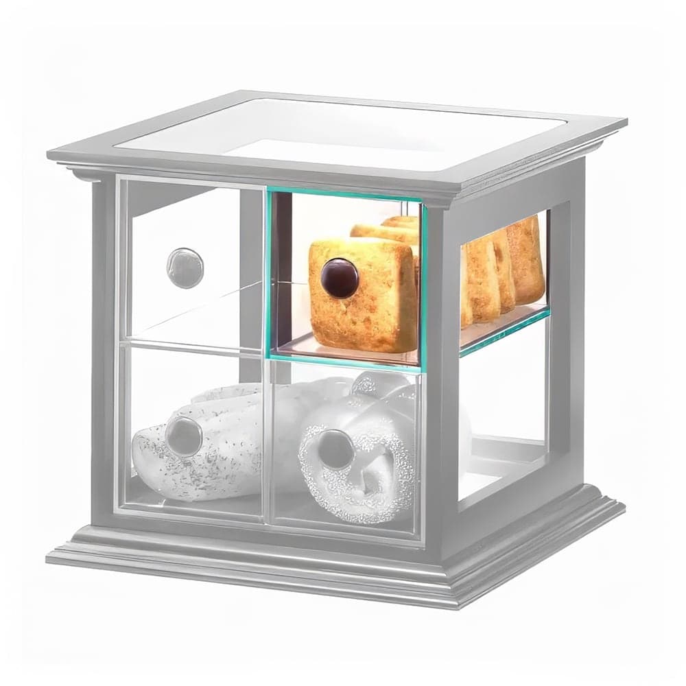 Cal-Mil 81352DRAWER Replacement Drawer w/ Knob for 813-52 - Acrylic, Clear