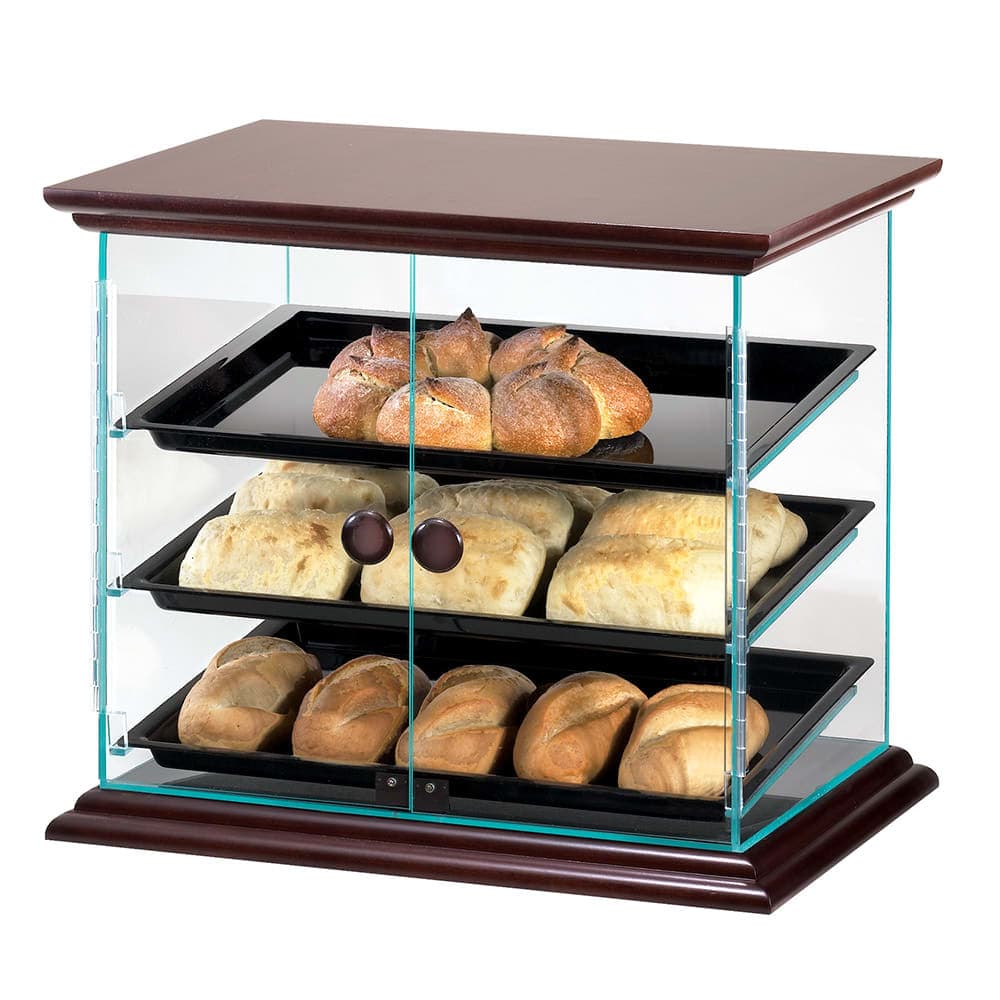 Cal-Mil 815-52 Self Serve Display Case w/ Black Trays, 21 x 16 3/4 x 18 1/4" High