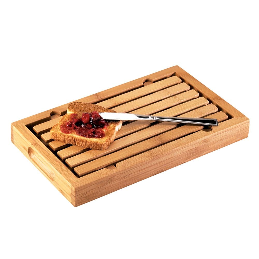 Cal-Mil 823 Bamboo Crumb Catcher Cutting Board, 13 3/4 x 8 x 1 1/2" High