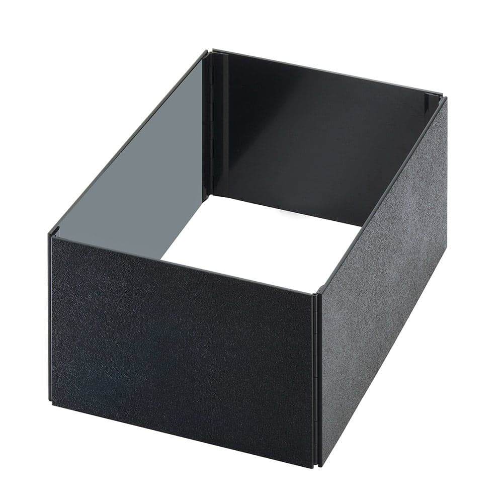 Cal-Mil BH4618-13 Rectangular Ice Housing - 26"L x 18"W x 6"H, Plastic, Black