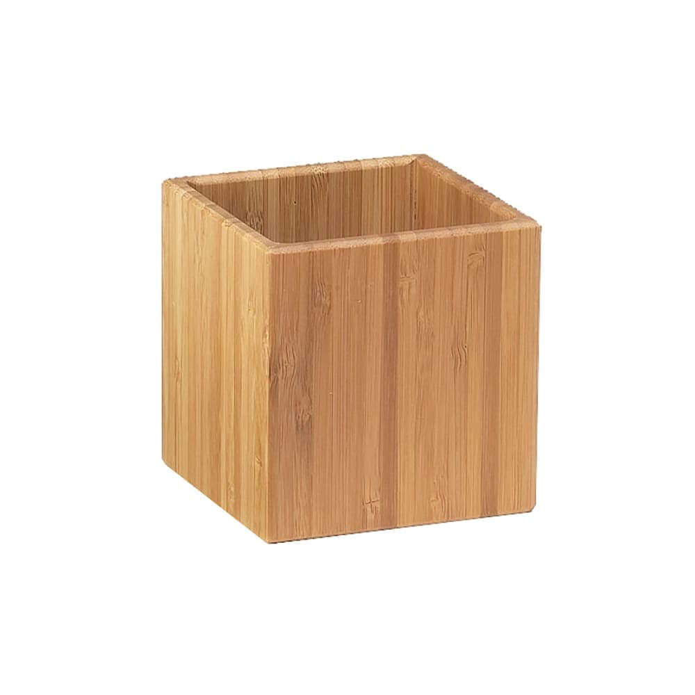 Cal-Mil C4X4-60 4 Square Jar, Bamboo
