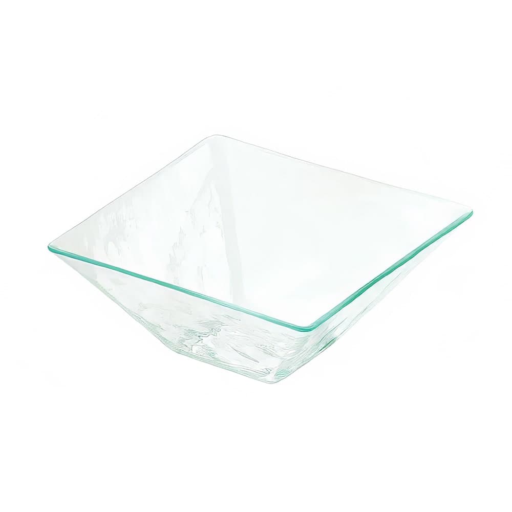 Cal-Mil GL250-43 7" Square Glacier Bowl - Acrylic, Green