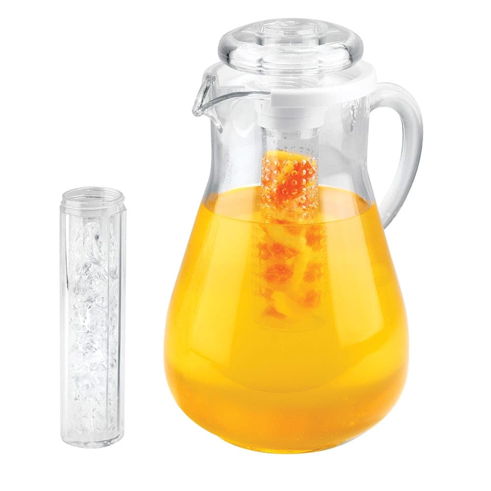 Cal-Mil JC102 96 oz Acrylic Pitcher w/ Infusion Chamber, Clear