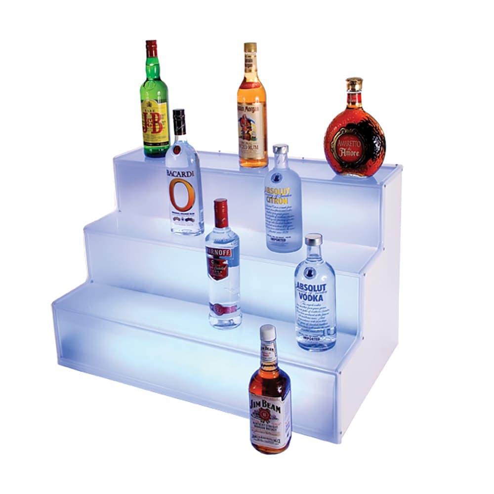 Cal-Mil LQ31 3 Tier Liquor Display - Frost